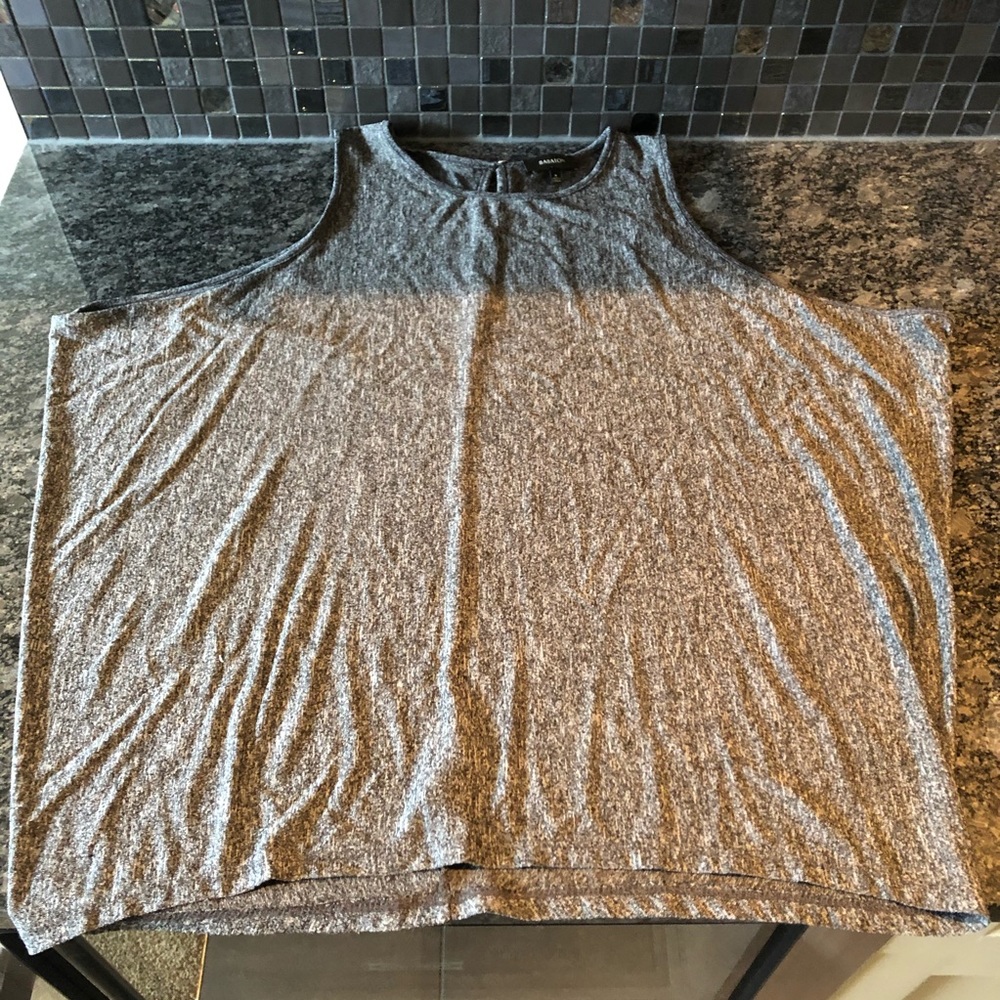 Aritzia Babaton Grey and Black Tank Top